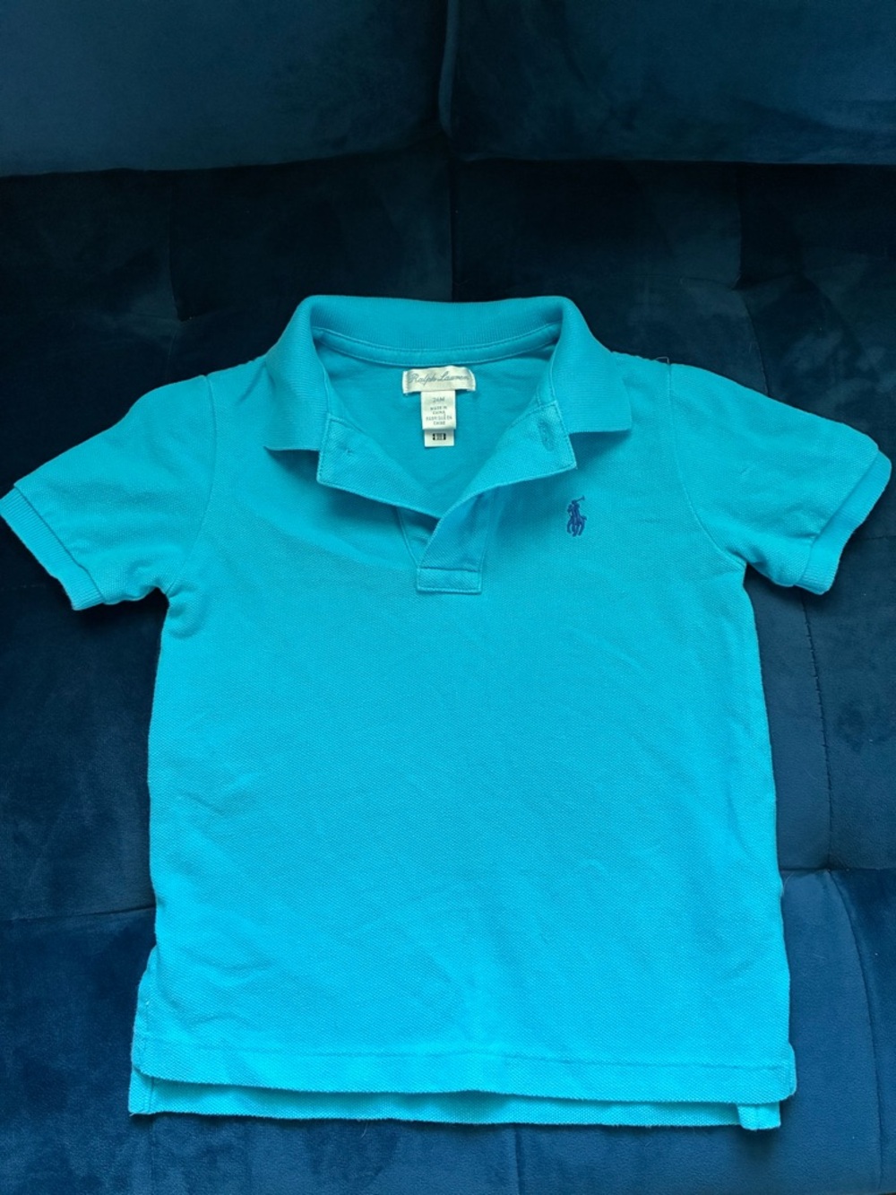 Ralph Lauren Toddler Polo 24m - Teal